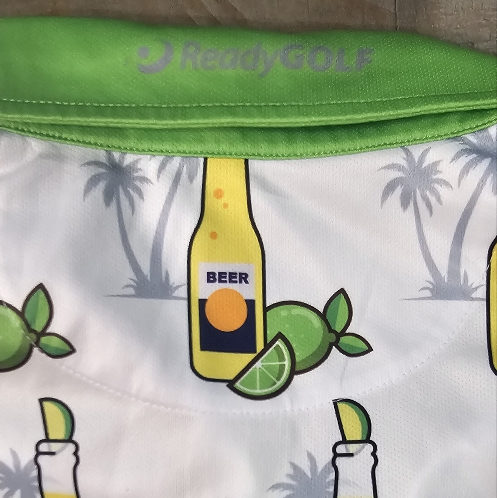 Beer O'clock Somewhere Men's Golf Polo by Ready Golf